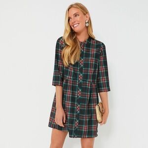 NWOT Tuckernuck Royal shirtdress in Stewart tartan